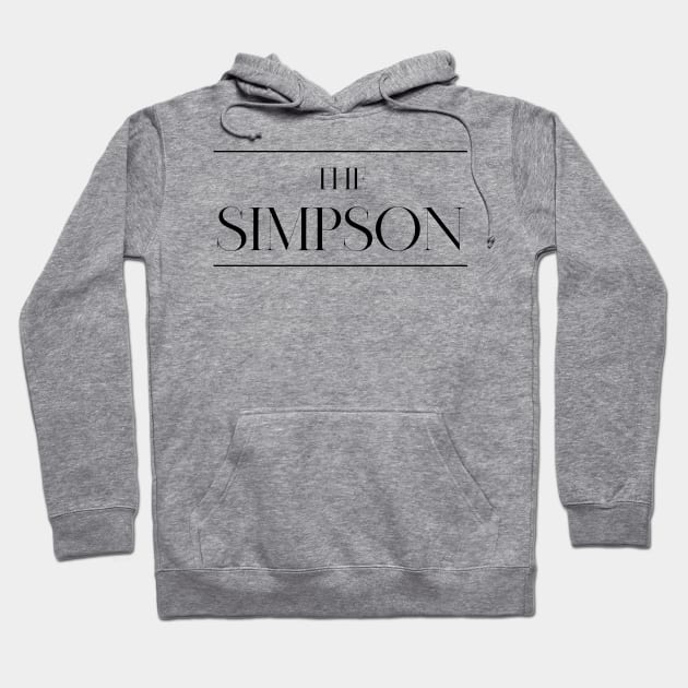 The Simpson ,Simpson Surname, Simpson Hoodie by MeliEyhu